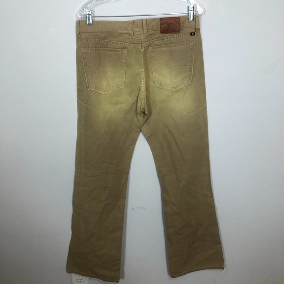 LUCKY BRAND Tan Bootcut Beige Denim Jeans Size 12 - Picture 4 of 9